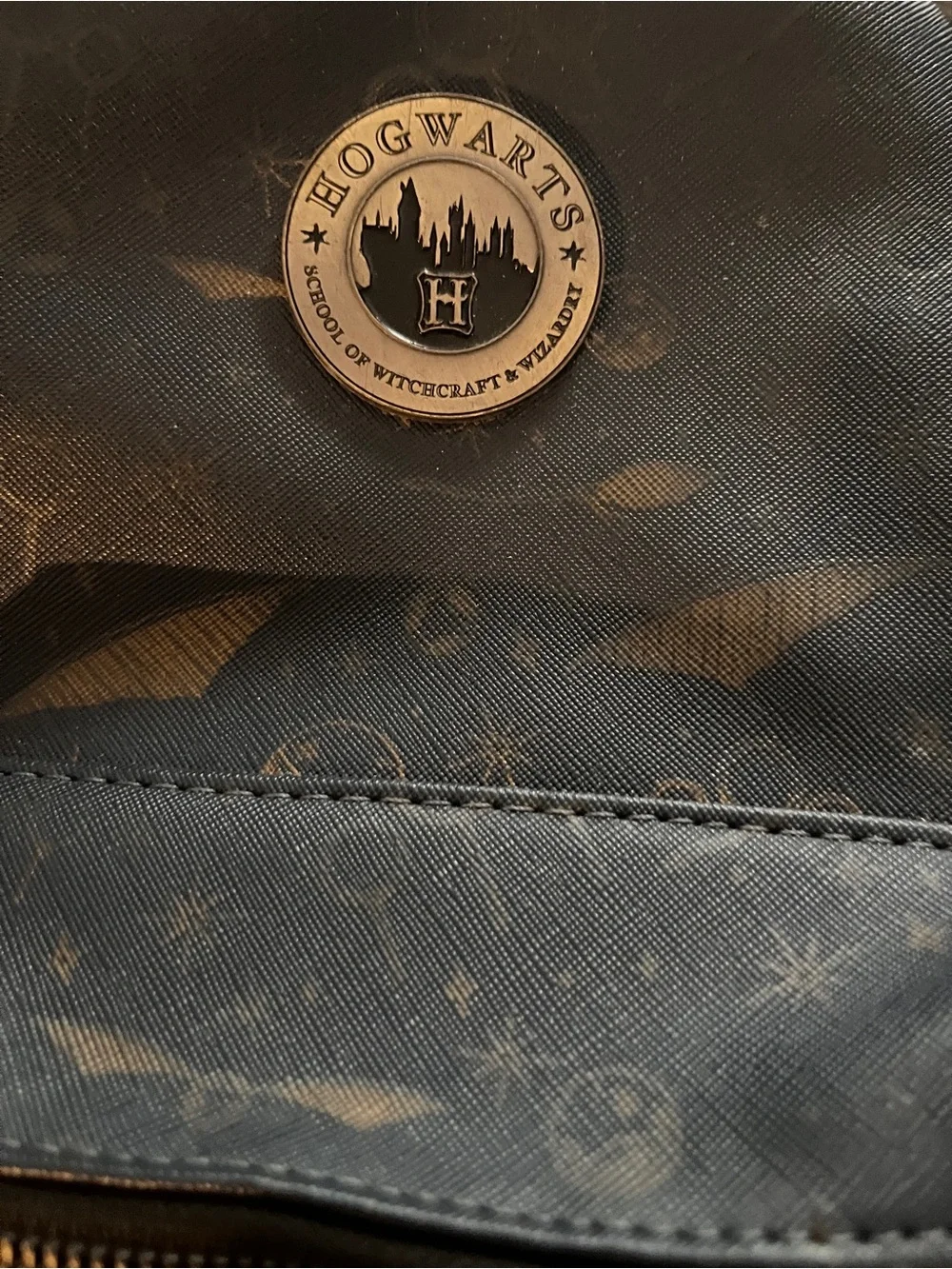 Harry Potter Hogwarts Bioworld Mini Backpack Wizarding World 2020 Navy & Gold